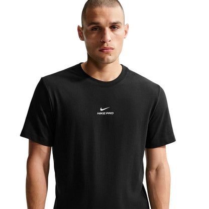 Black-White - Pack Shot - Nike Mens Performance Athletic T-Shirt