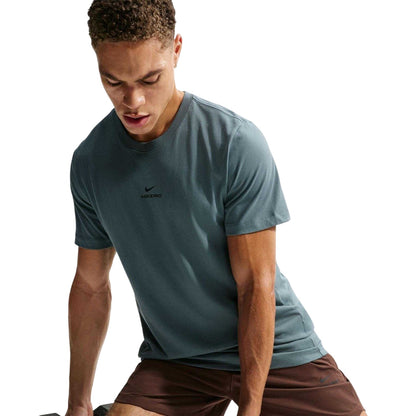 Slate Grey - Front - Nike Mens Performance Athletic T-Shirt