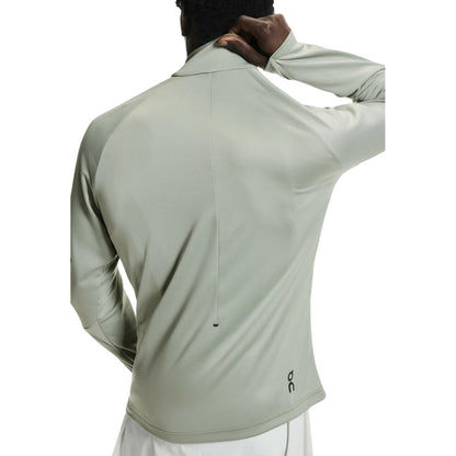 Tin - Back - On Unisex Adult Climate Zip Neck Tailored Long-Sleeved Track Top