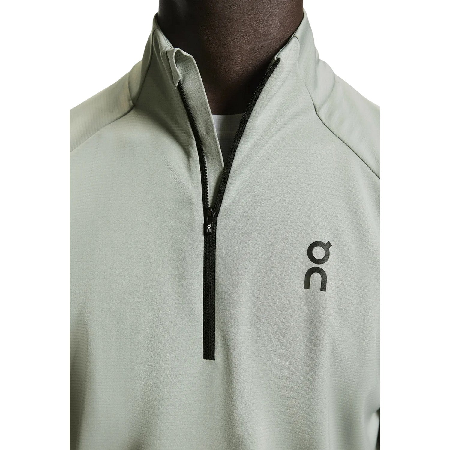 Tin - Pack Shot - On Unisex Adult Climate Zip Neck Tailored Long-Sleeved Track Top