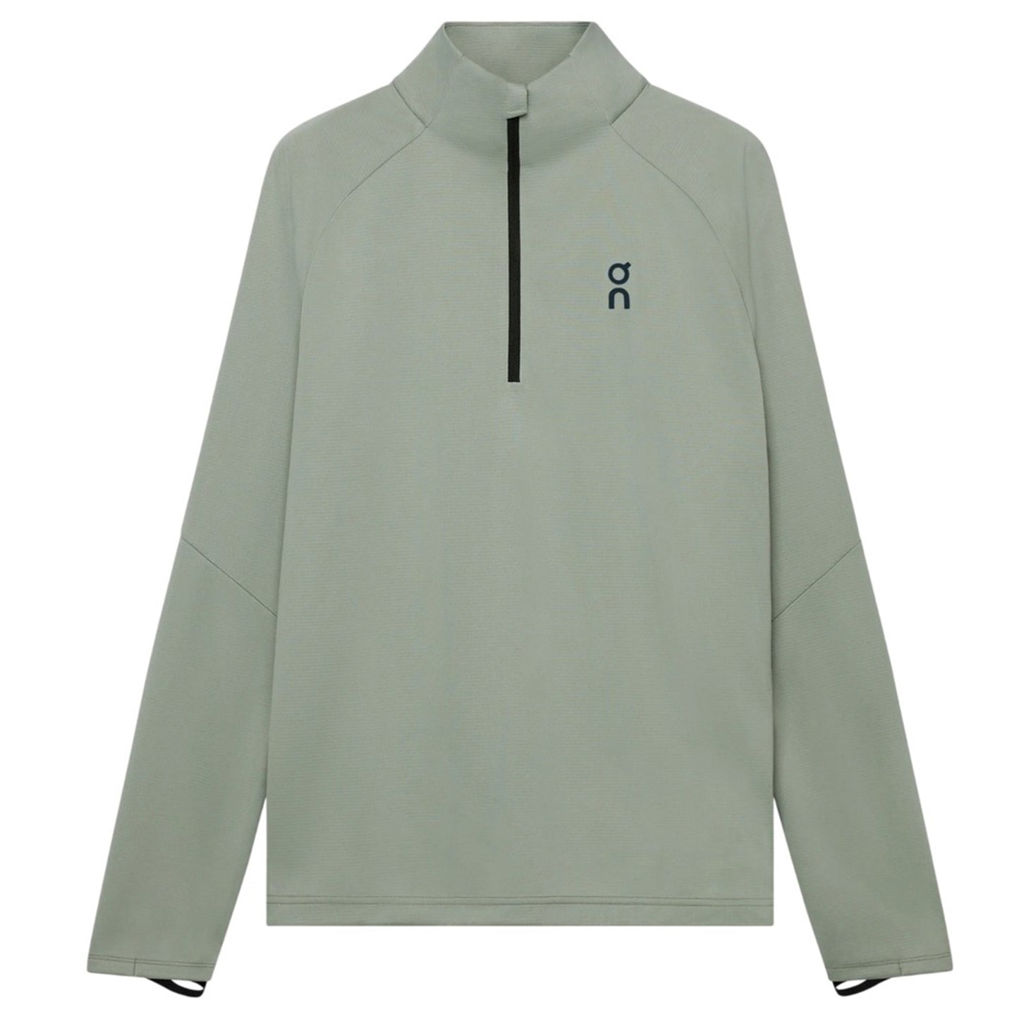 Tin - Front - On Unisex Adult Climate Zip Neck Tailored Long-Sleeved Track Top