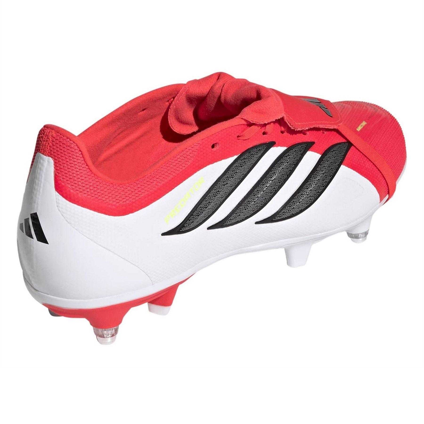 Lucid Red-Core Black - Back - Adidas Mens Soft Ground Football Boots