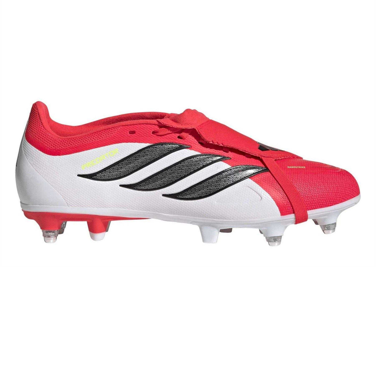 Lucid Red-Core Black - Front - Adidas Mens Soft Ground Football Boots