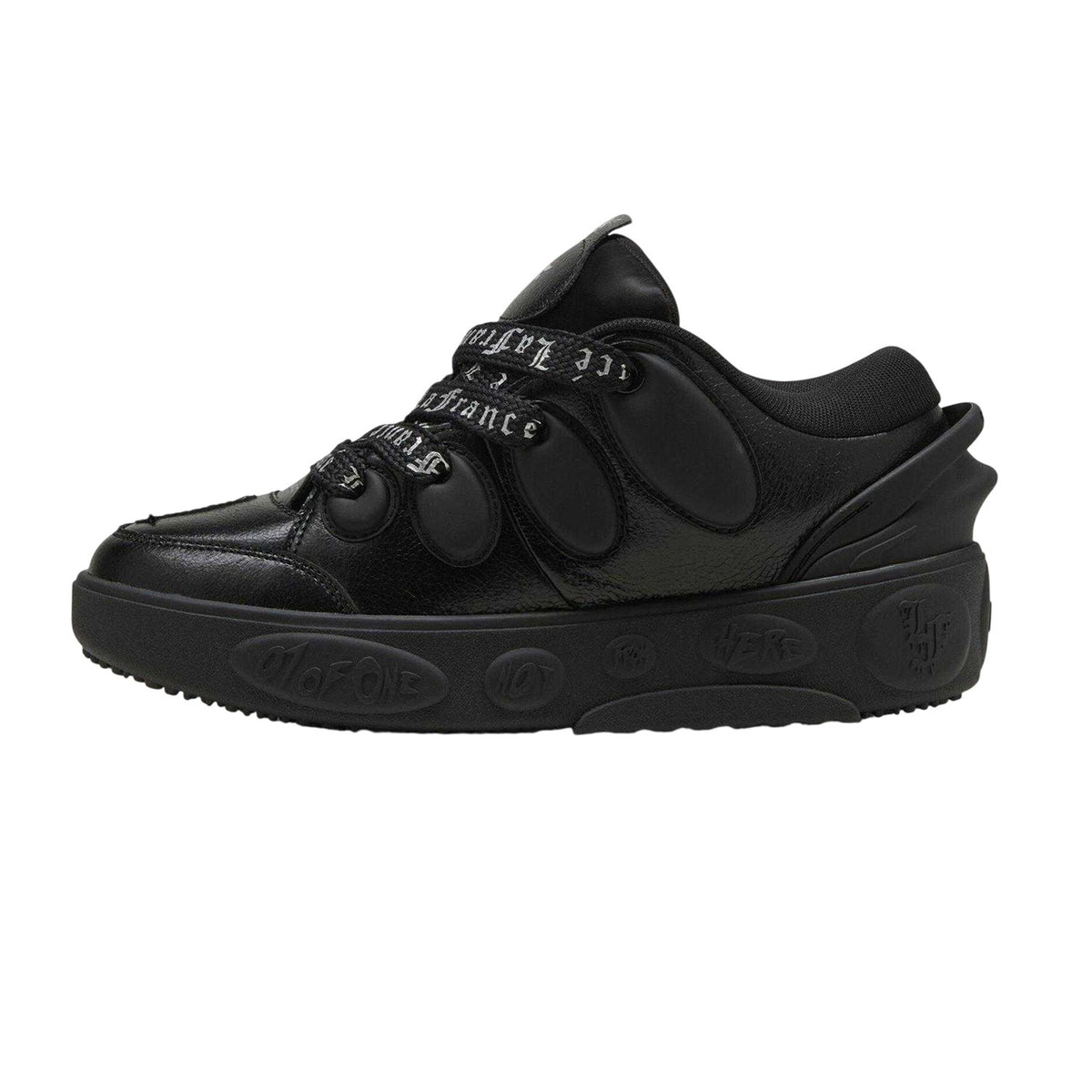 Puma Black - Side - Puma Mens La France Chrome Trainers