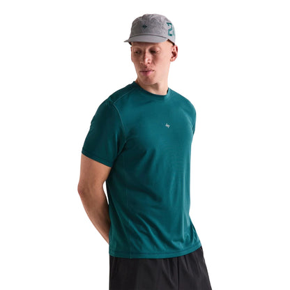 Teal - Lifestyle - Represent Mens 247 Performance Short-Sleeved Gym Top