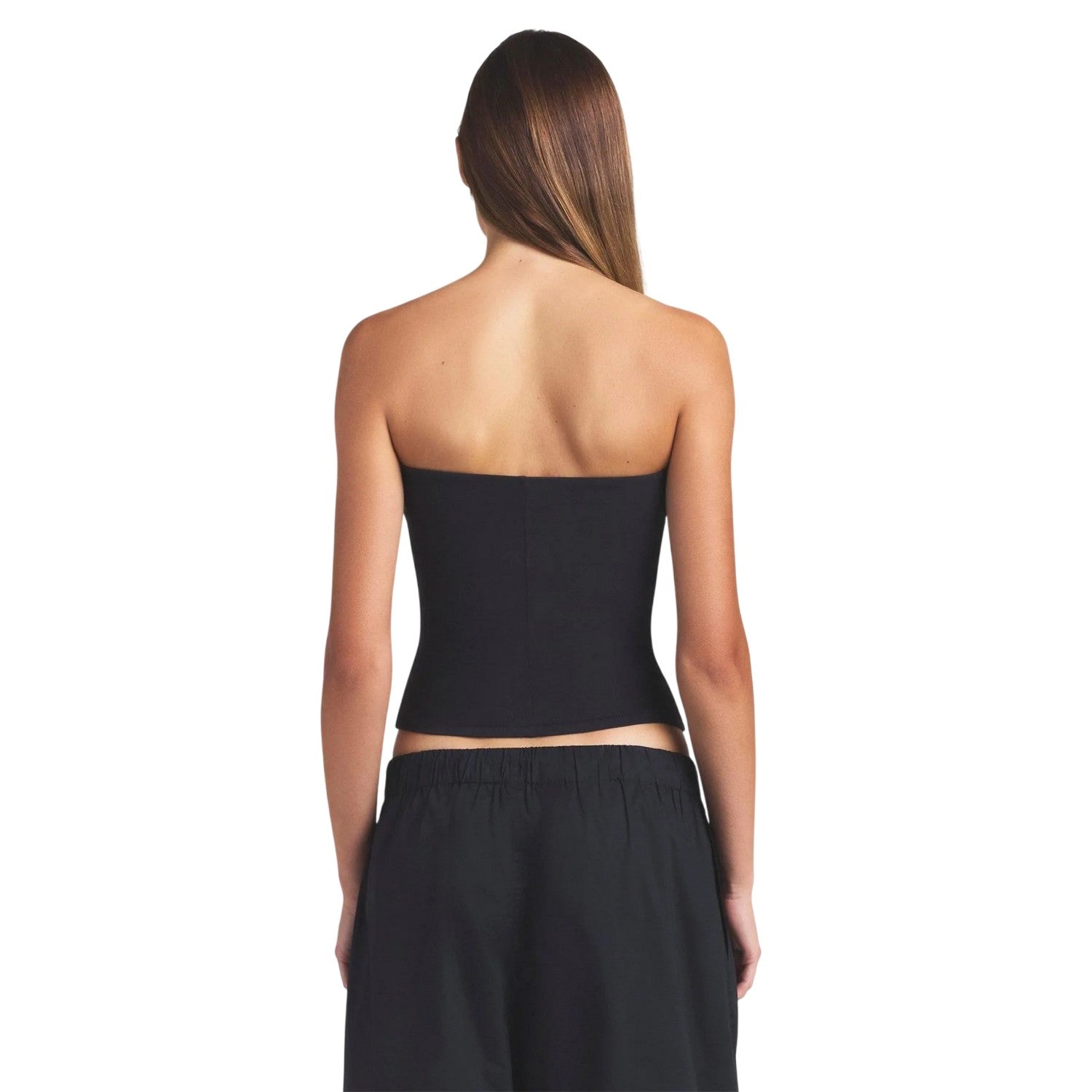 Black - Back - Skims Womens-Ladies Bandeau Tube Top