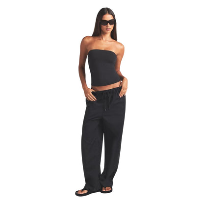 Black - Pack Shot - Skims Womens-Ladies Bandeau Tube Top