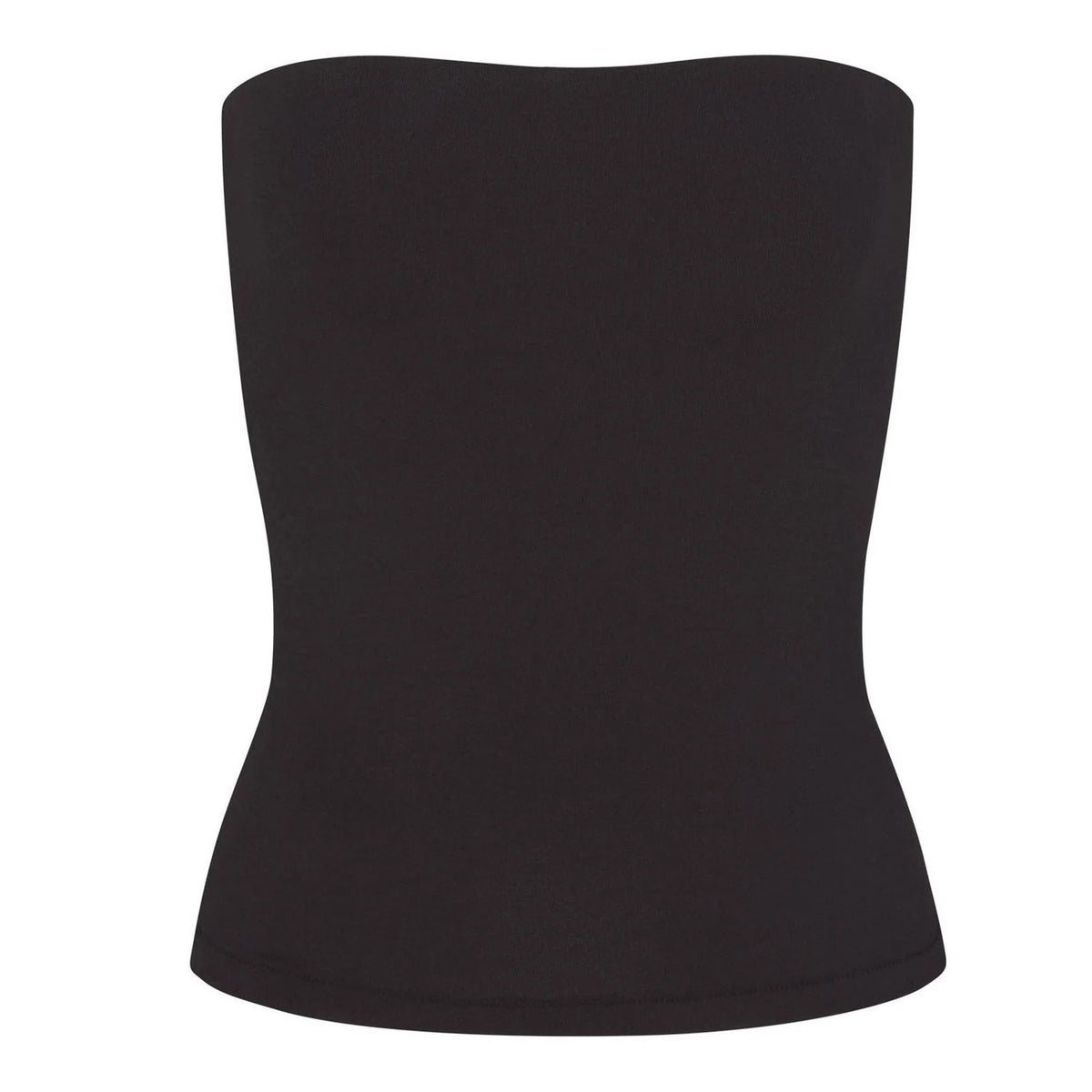 Black - Front - Skims Womens-Ladies Bandeau Tube Top