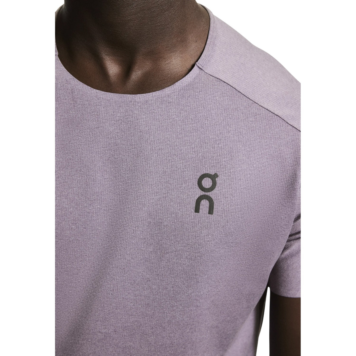 Purple - Lifestyle - On Mens Performance Short-Sleeved Running Top