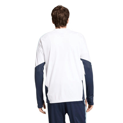 White-Blue - Back - Adidas Mens Tiro 26 Argentina Slim Top