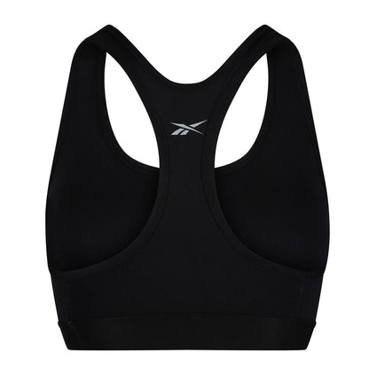 Black - Back - Reebok Womens-Ladies Steffi Crop Top