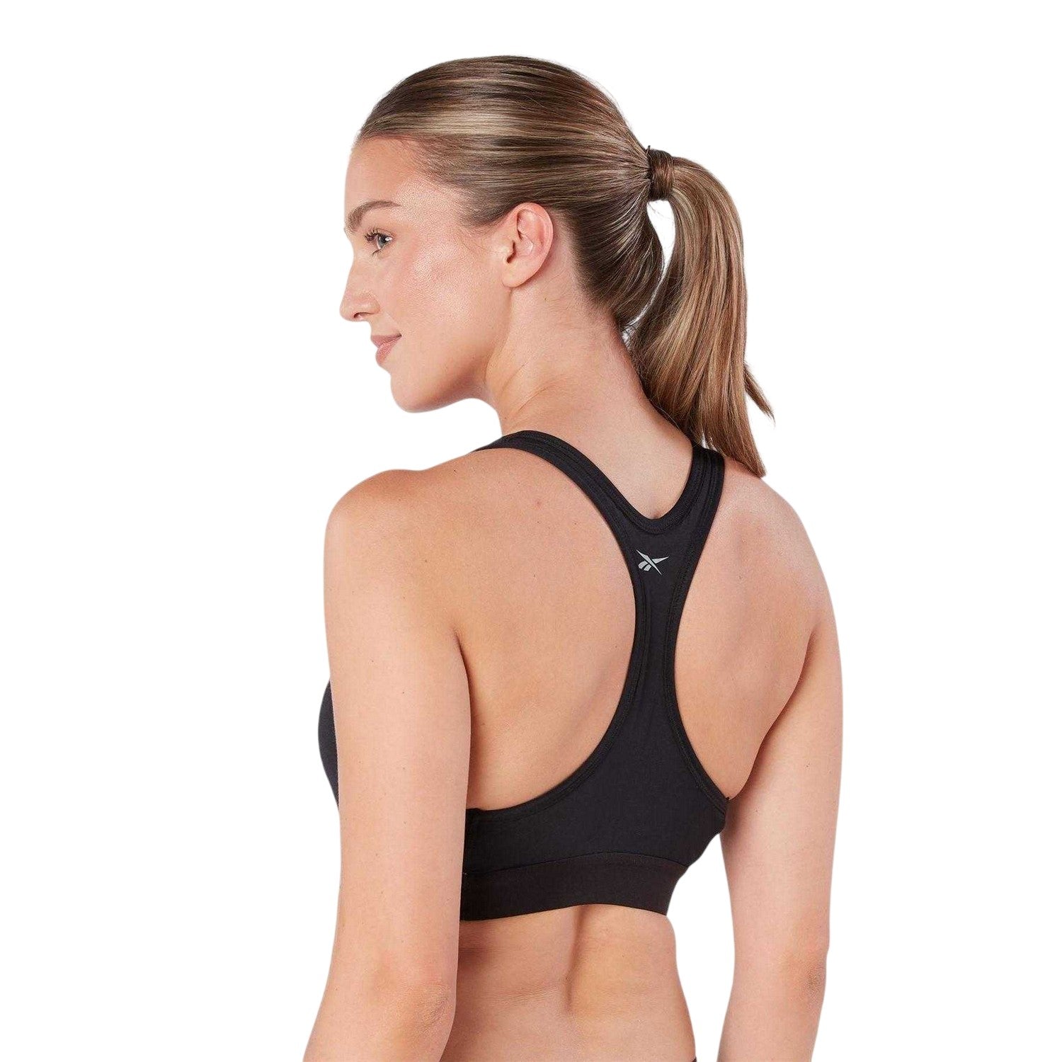 Black - Lifestyle - Reebok Womens-Ladies Steffi Crop Top