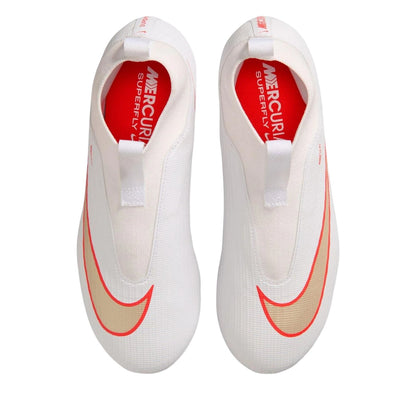 White-Red - Pack Shot - Nike Childrens-Kids Mercurial Superfly 11 Academy Artificial Ground Football Boots
