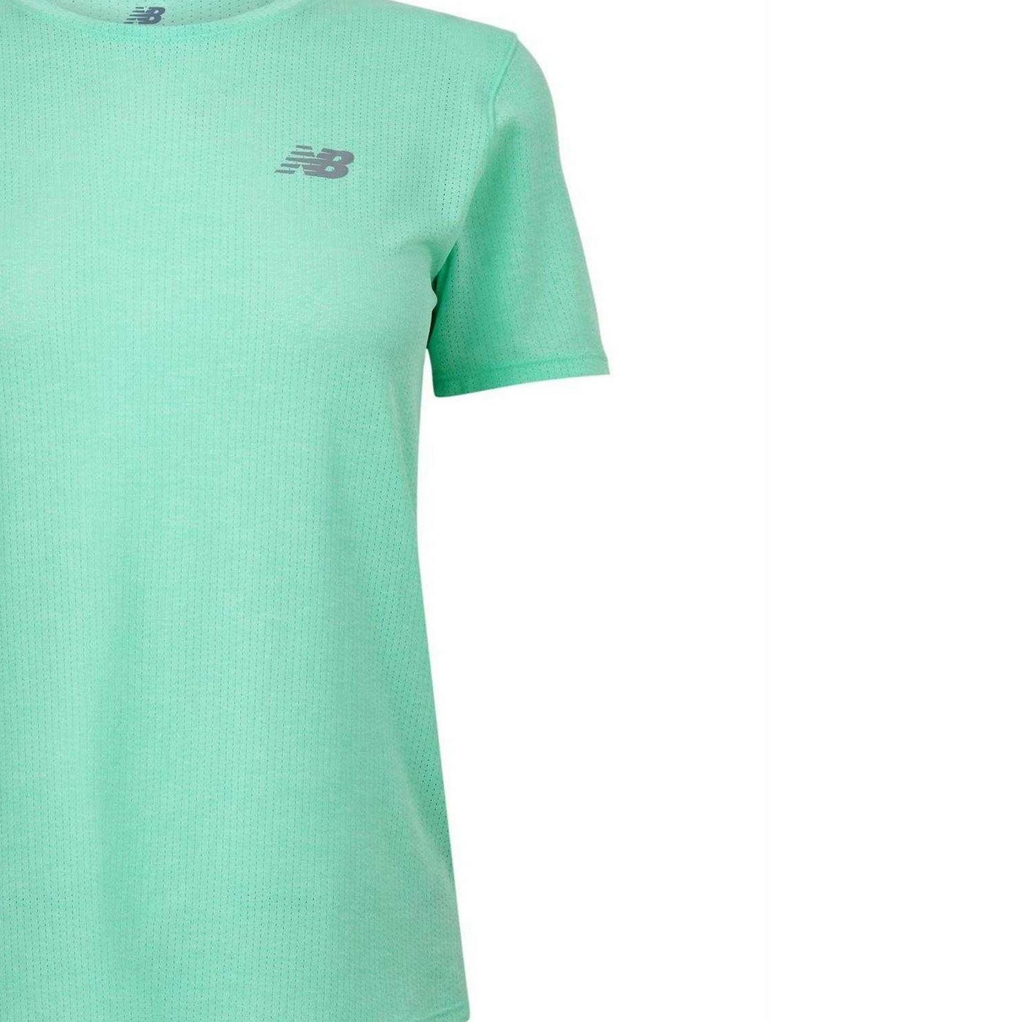Mint Green - Lifestyle - New Balance Womens-Ladies Performance Short-Sleeved Running T-Shirt