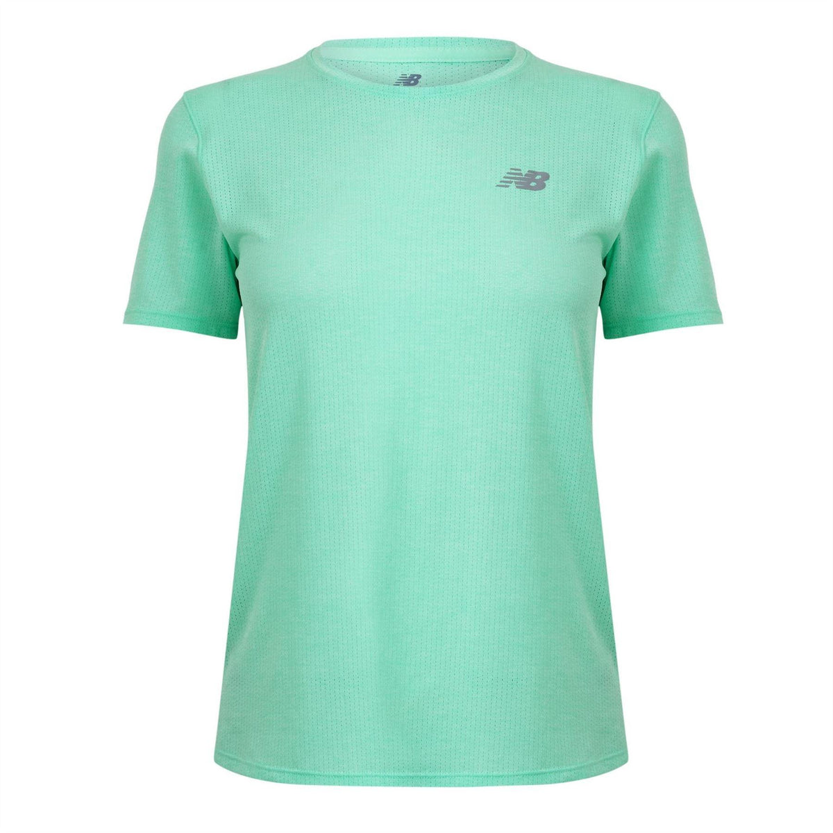 Mint Green - Front - New Balance Womens-Ladies Performance Short-Sleeved Running T-Shirt