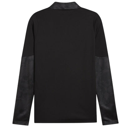 Black-Silver - Back - Puma Womens-Ladies Teamcup Long-Sleeved Top