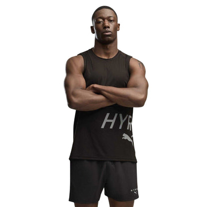 Black - Side - Puma Mens Hyrox Performance Tank Top