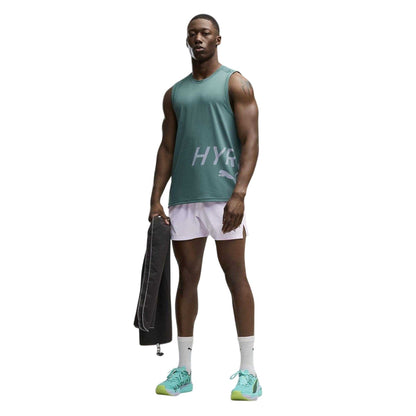 Green - Pack Shot - Puma Mens Hyrox Performance Tank Top