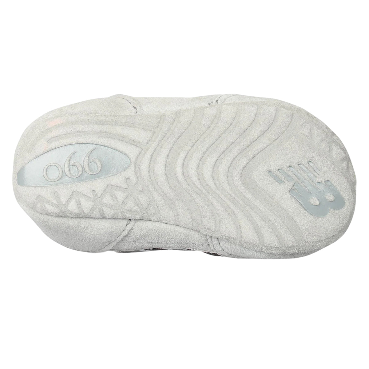 Grey - Side - New Balance Childrens-Kids 990 Suede Soft Structure Trainers