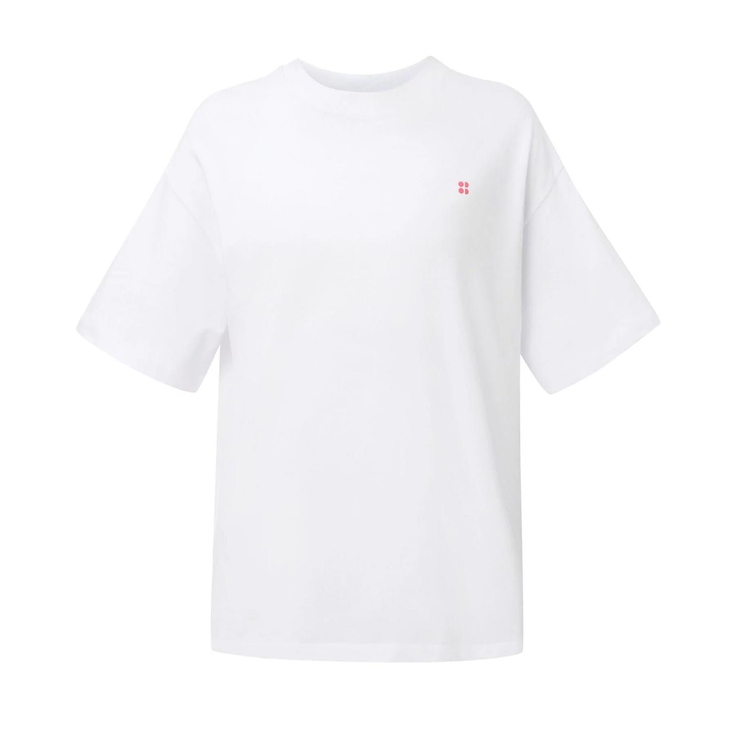 Red-White - Front - Sweaty Betty Womens-Ladies Back Print Holiday T-Shirt
