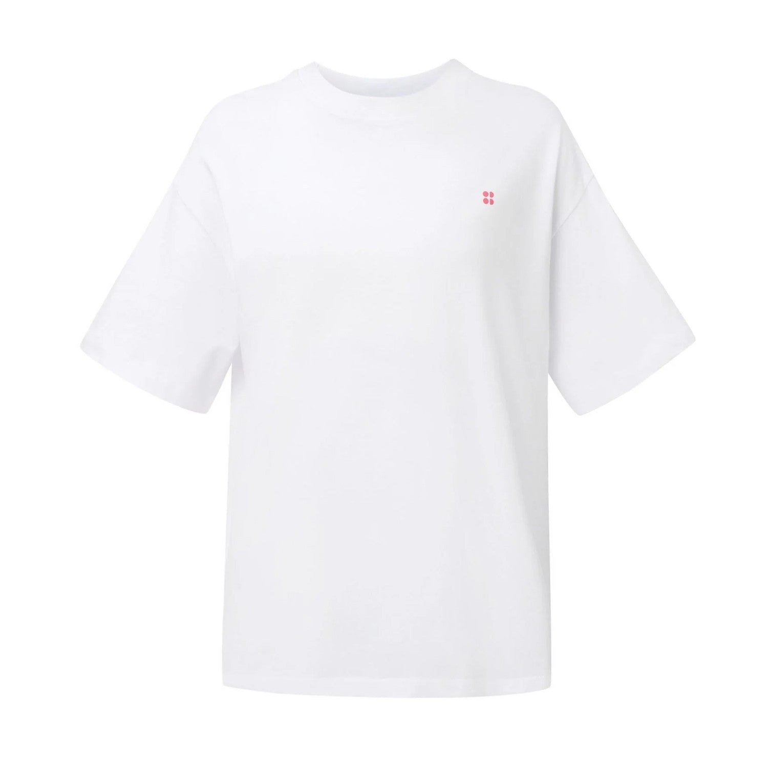 Red-White - Front - Sweaty Betty Womens-Ladies Back Print Holiday T-Shirt