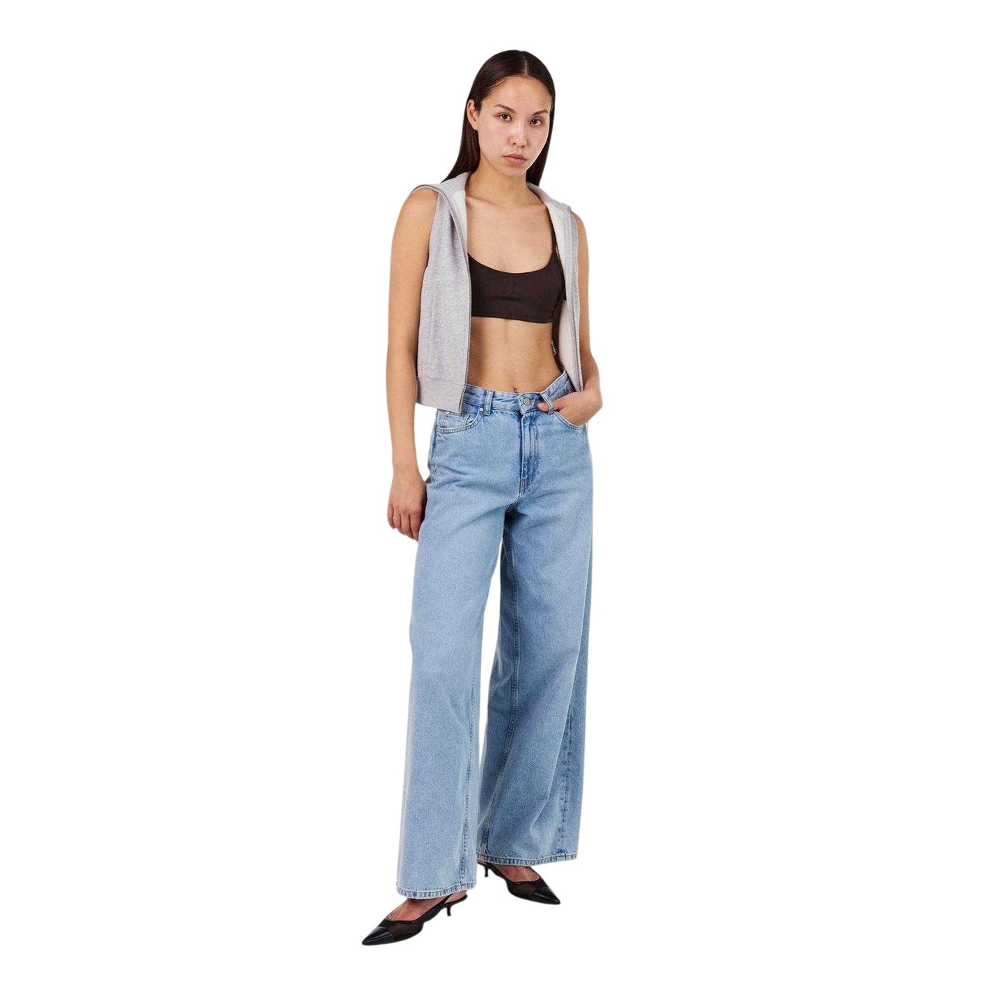Brown - Pack Shot - Represent Womens-Ladies Represent Control Strappy Moisture Wicking Crop Top
