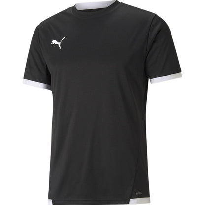 Black-White - Front - Puma Mens TeamLIGA Football Jersey