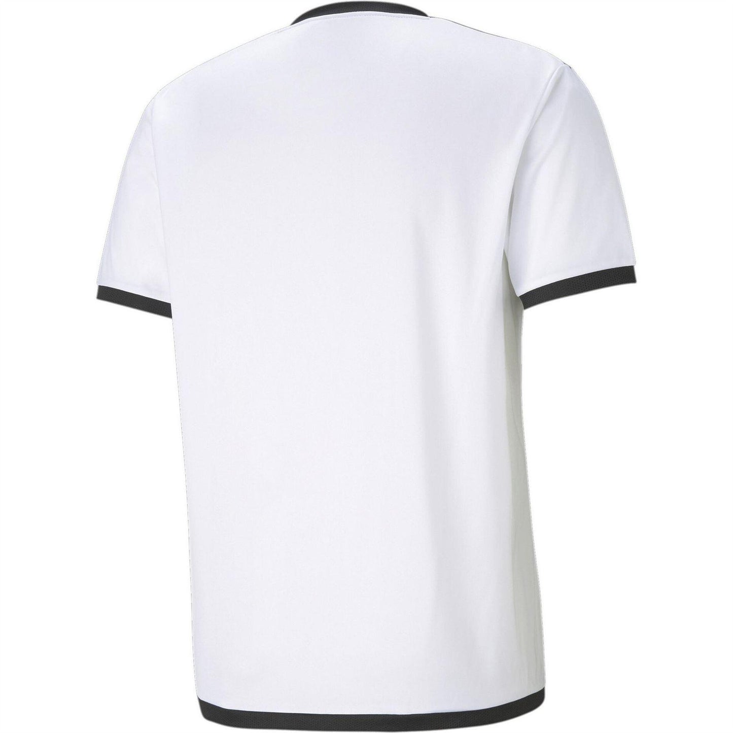 White-Black - Back - Puma Mens TeamLIGA Football Jersey