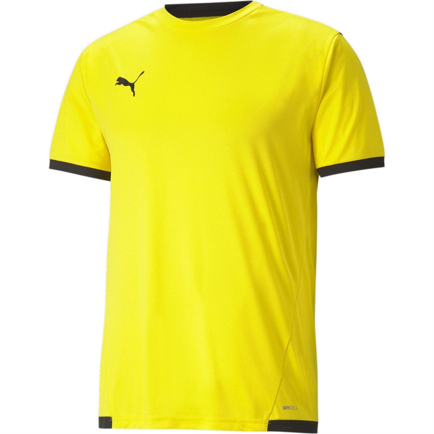 Yellow-Black - Front - Puma Mens TeamLIGA Football Jersey