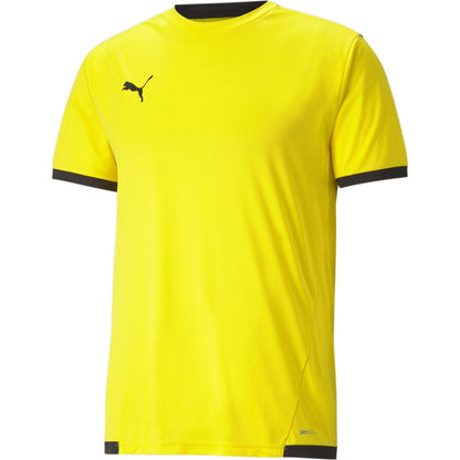 Yellow-Black - Front - Puma Mens TeamLIGA Football Jersey