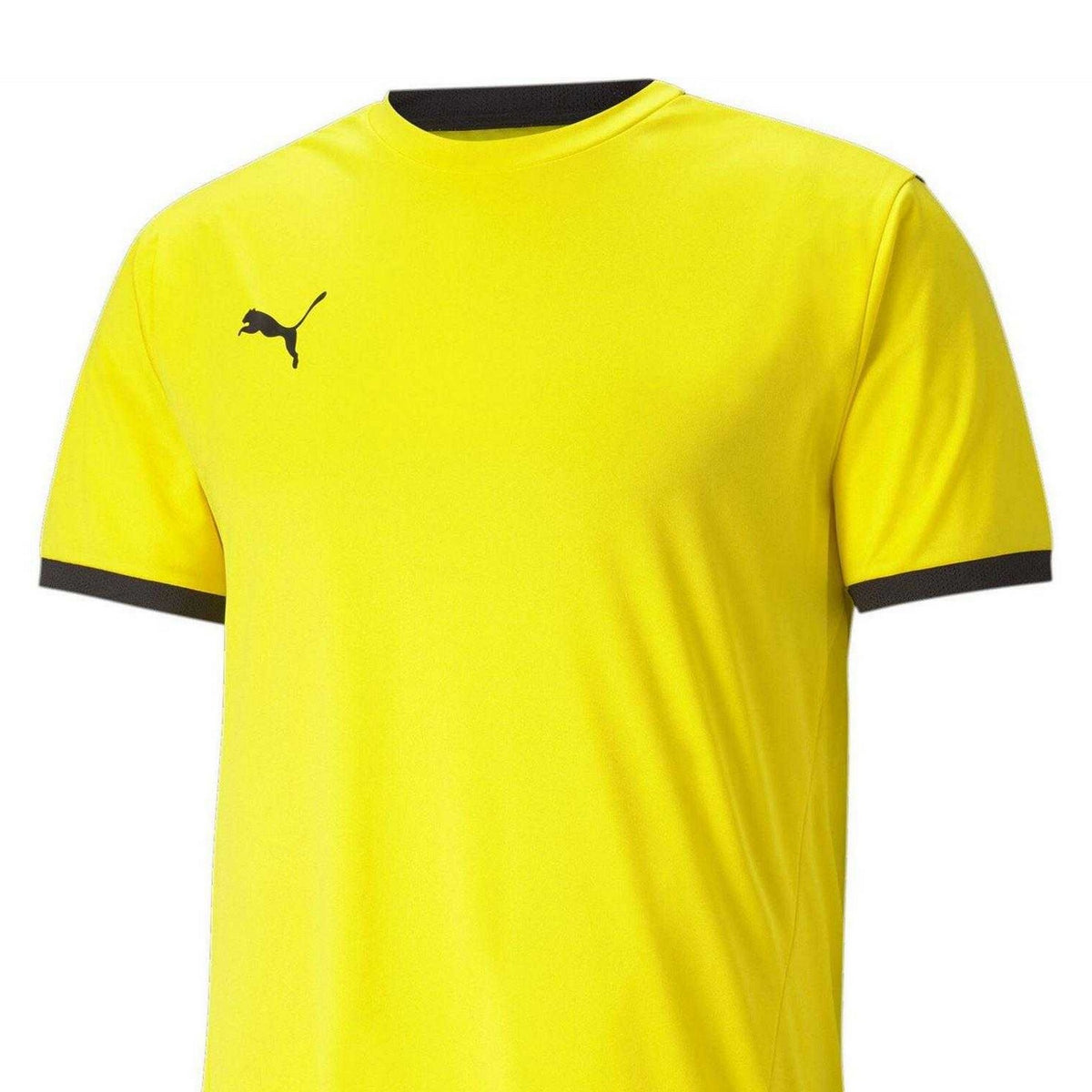 Yellow-Black - Side - Puma Mens TeamLIGA Football Jersey