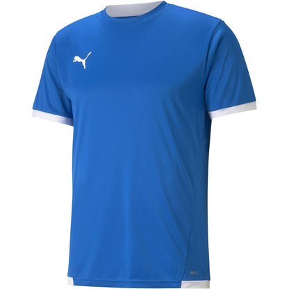 Electric Blue-White - Front - Puma Mens TeamLIGA Football Jersey