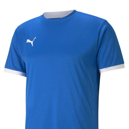 Electric Blue-White - Side - Puma Mens TeamLIGA Football Jersey