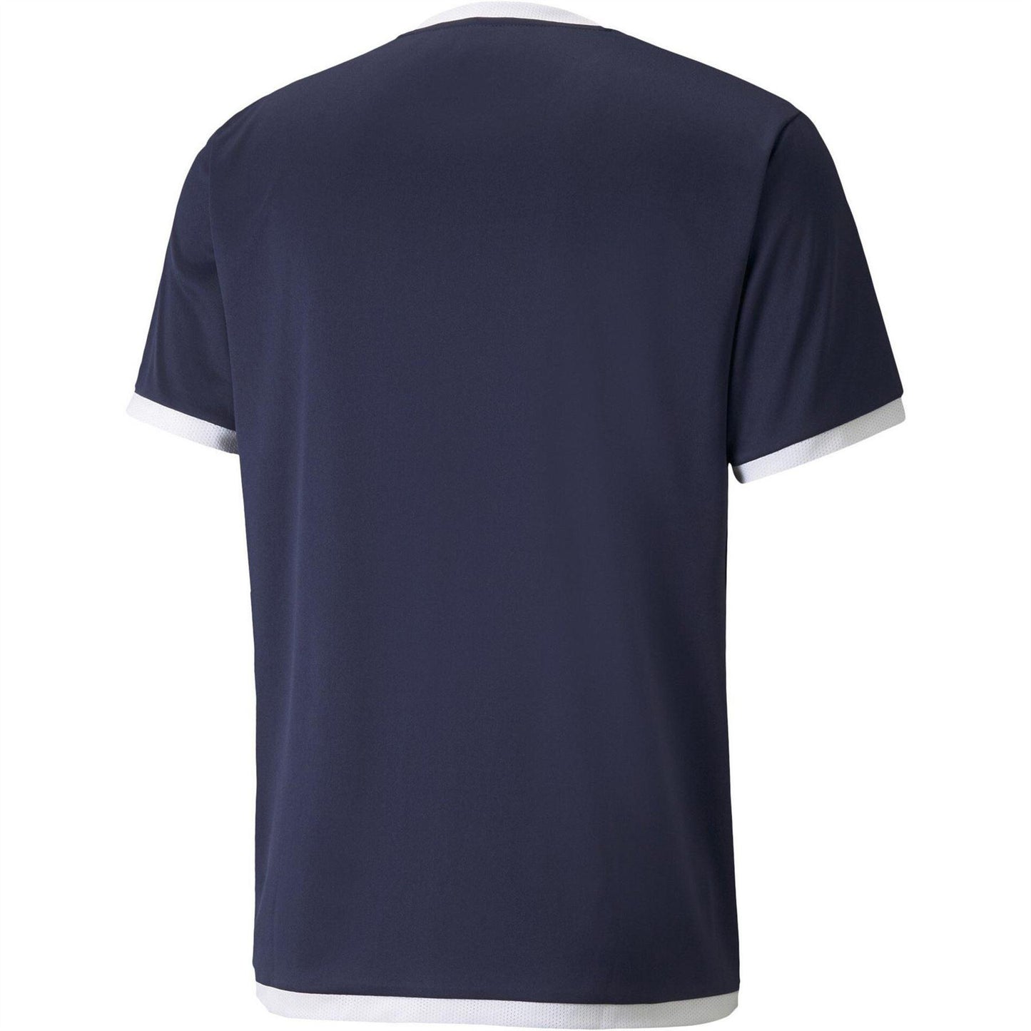 Peacoat Blue-White - Back - Puma Mens TeamLIGA Football Jersey