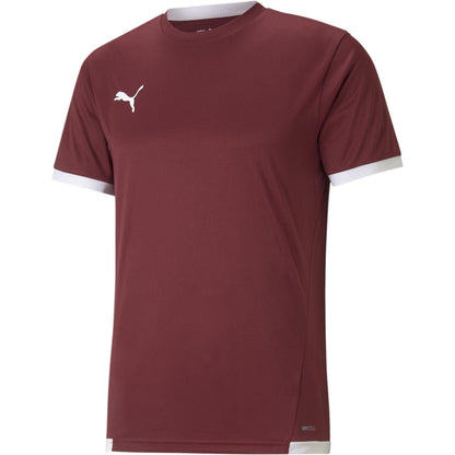 Cordovan Red-White - Front - Puma Mens TeamLIGA Football Jersey