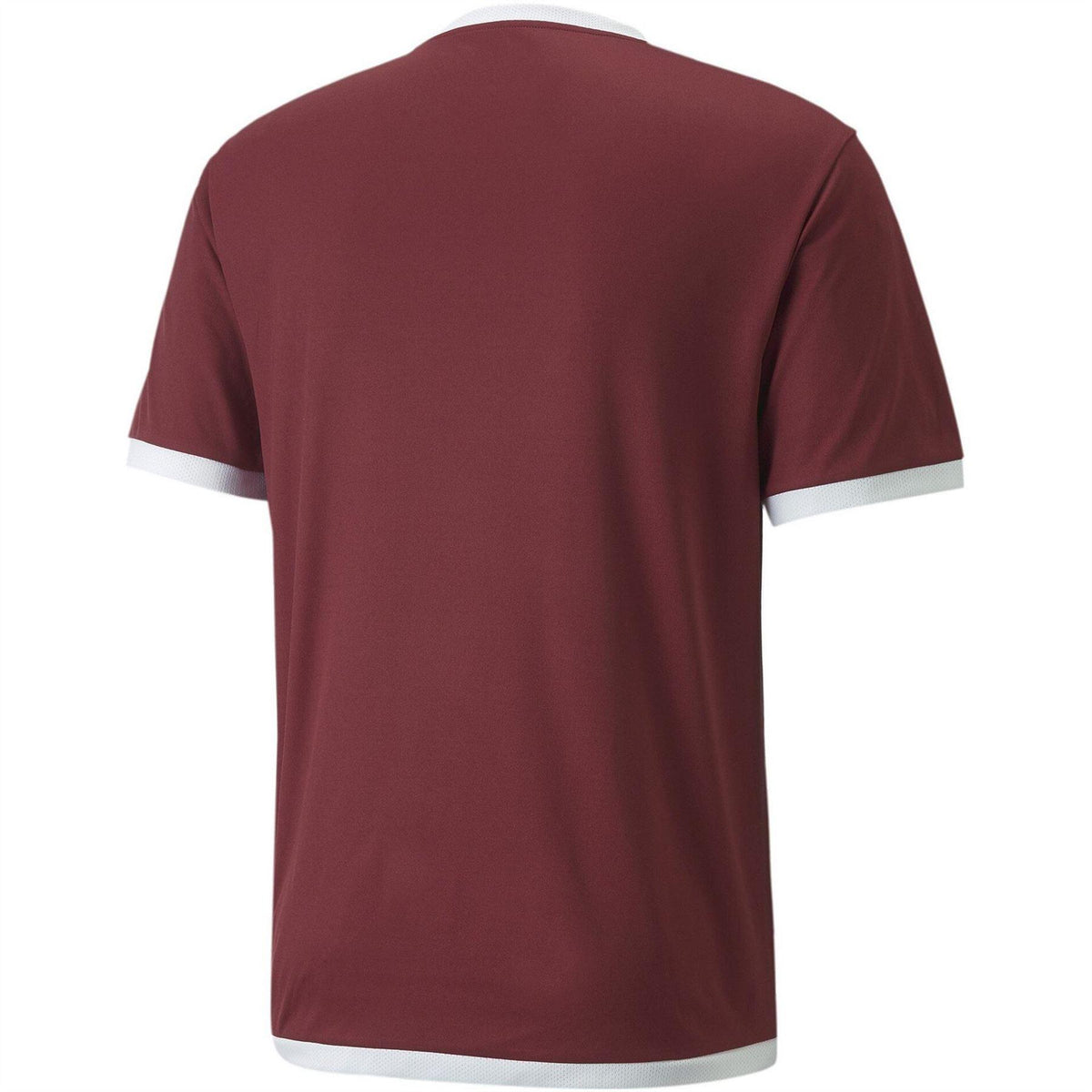 Cordovan Red-White - Back - Puma Mens TeamLIGA Football Jersey