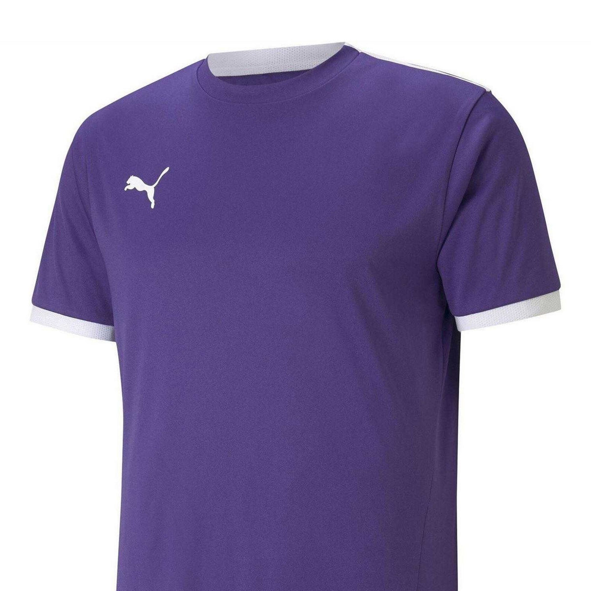 Prism Violet-White - Side - Puma Mens TeamLIGA Football Jersey