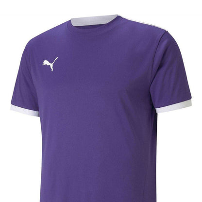 Prism Violet-White - Side - Puma Mens TeamLIGA Football Jersey