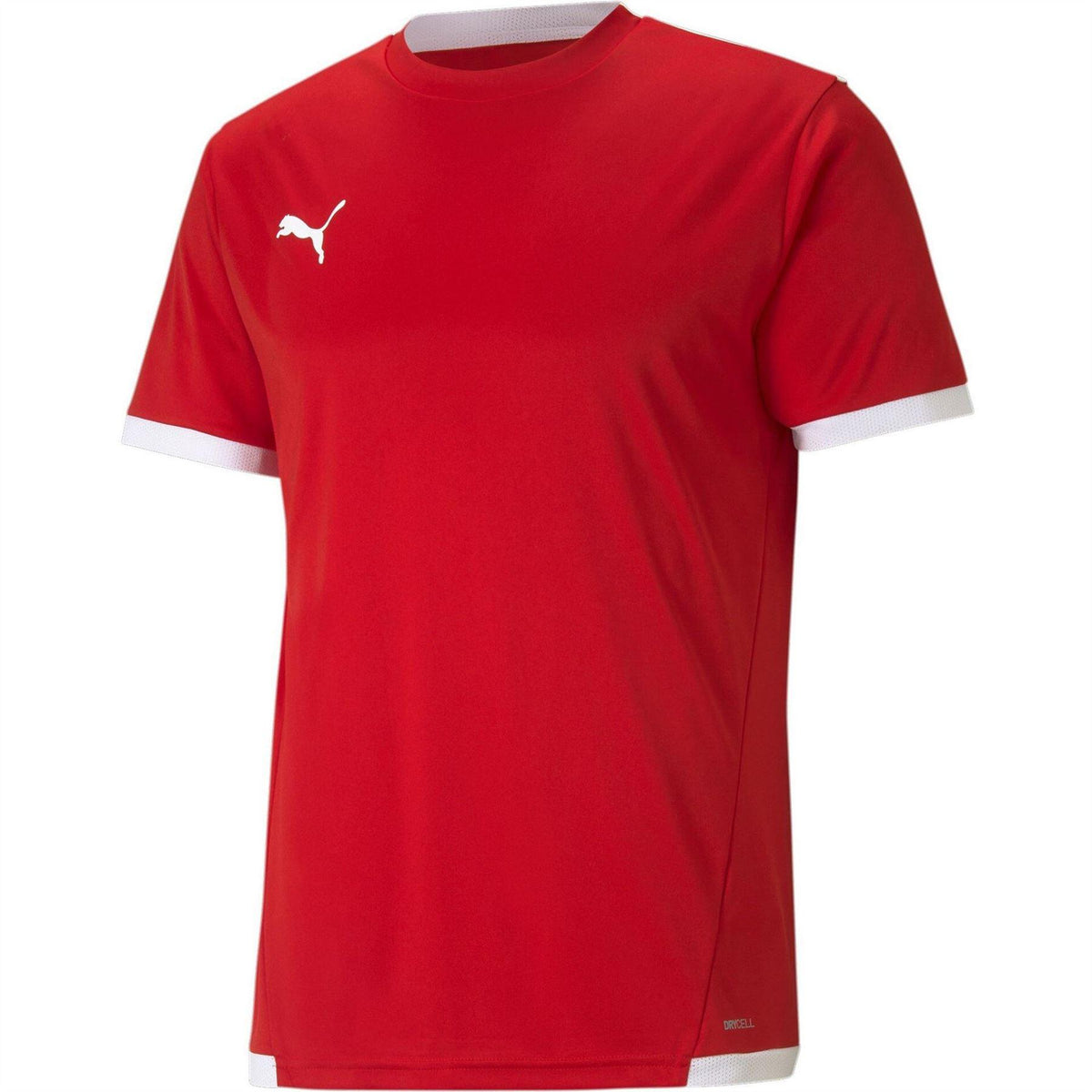 Red-White - Front - Puma Mens TeamLIGA Football Jersey