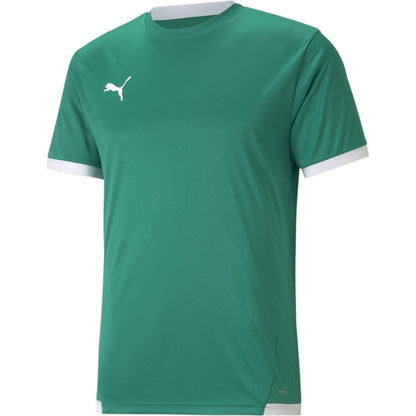 Green-White - Front - Puma Mens TeamLIGA Football Jersey