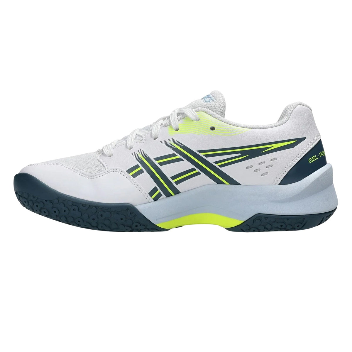 White-Indigo - Lifestyle - Asics Childrens-Kids Non Marking Volleyball Shoes