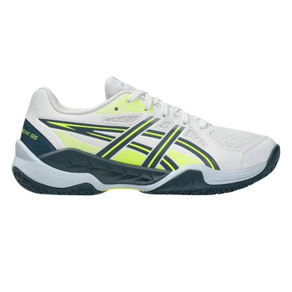 White-Indigo - Front - Asics Childrens-Kids Non Marking Volleyball Shoes