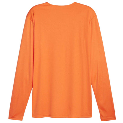 Orange - Back - Puma Mens Hoops Team Long-Sleeved Top