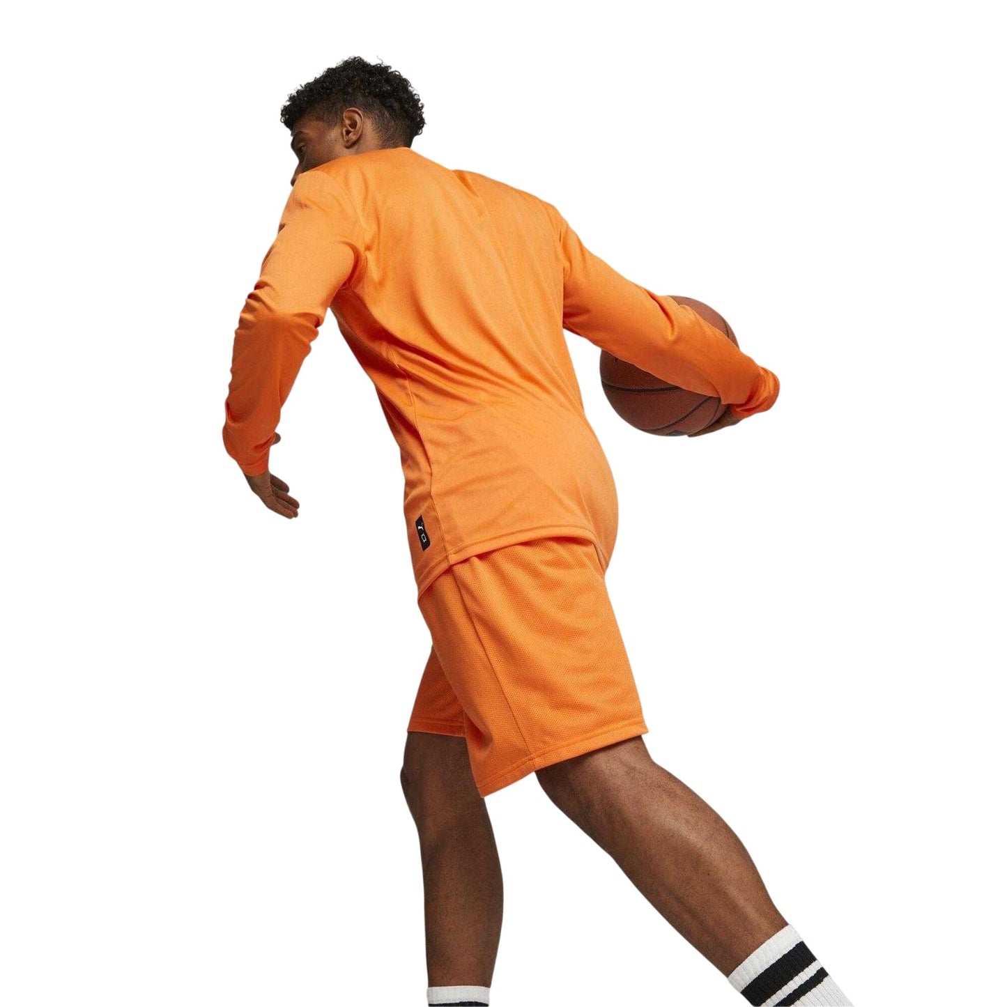 Orange - Lifestyle - Puma Mens Hoops Team Long-Sleeved Top