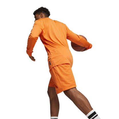 Orange - Lifestyle - Puma Mens Hoops Team Long-Sleeved Top