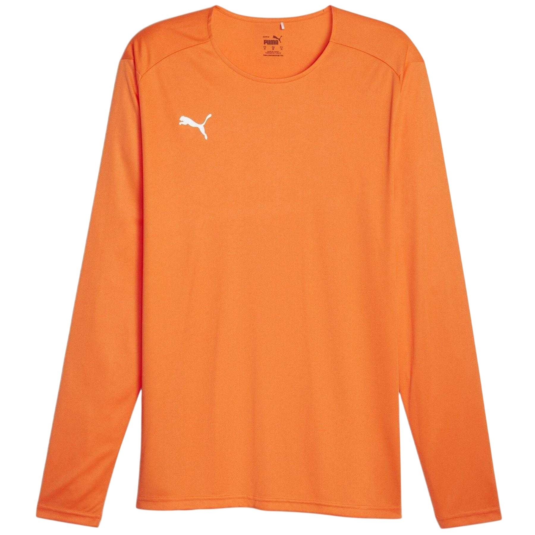 Orange - Front - Puma Mens Hoops Team Long-Sleeved Top