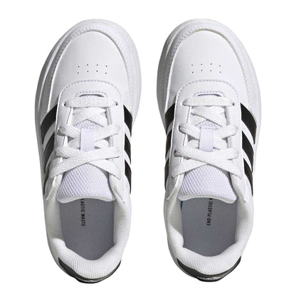 White-Black - Lifestyle - Adidas Childrens-Kids Breaknet 2.0 Trainers