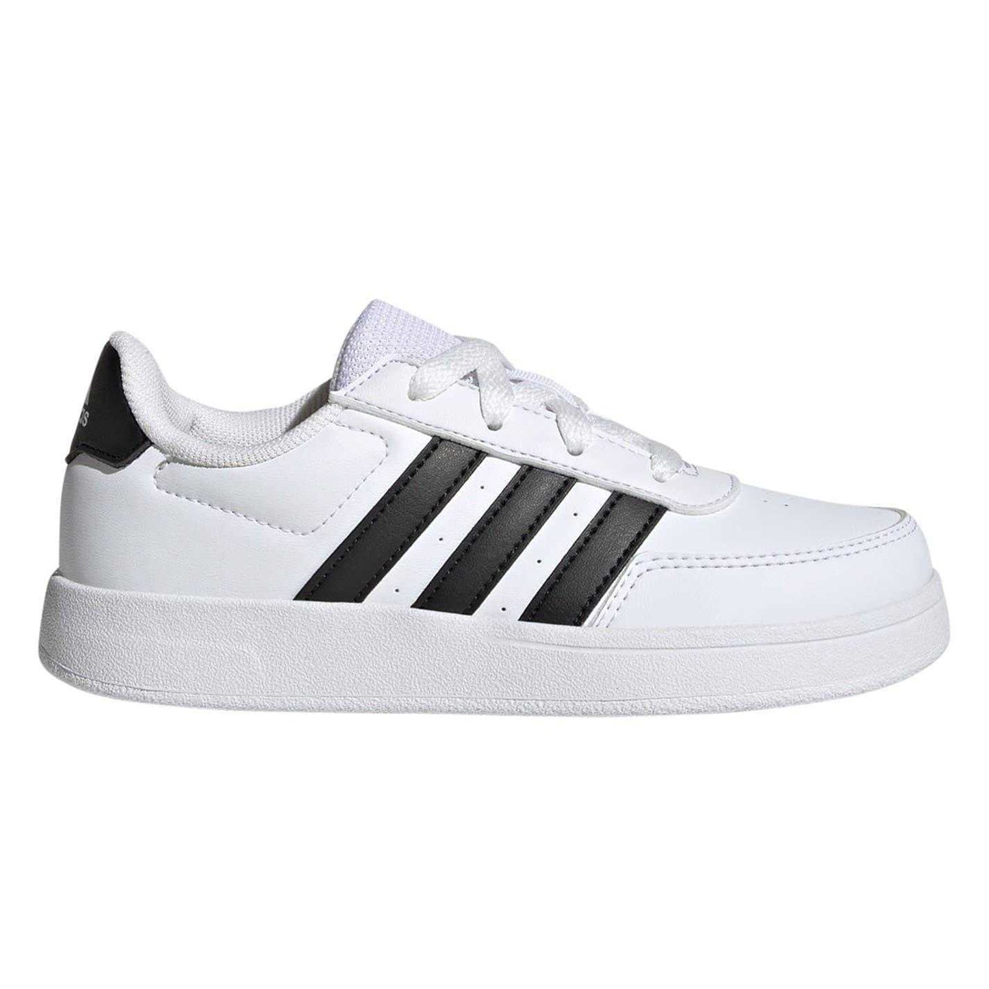 White-Black - Front - Adidas Childrens-Kids Breaknet 2.0 Trainers
