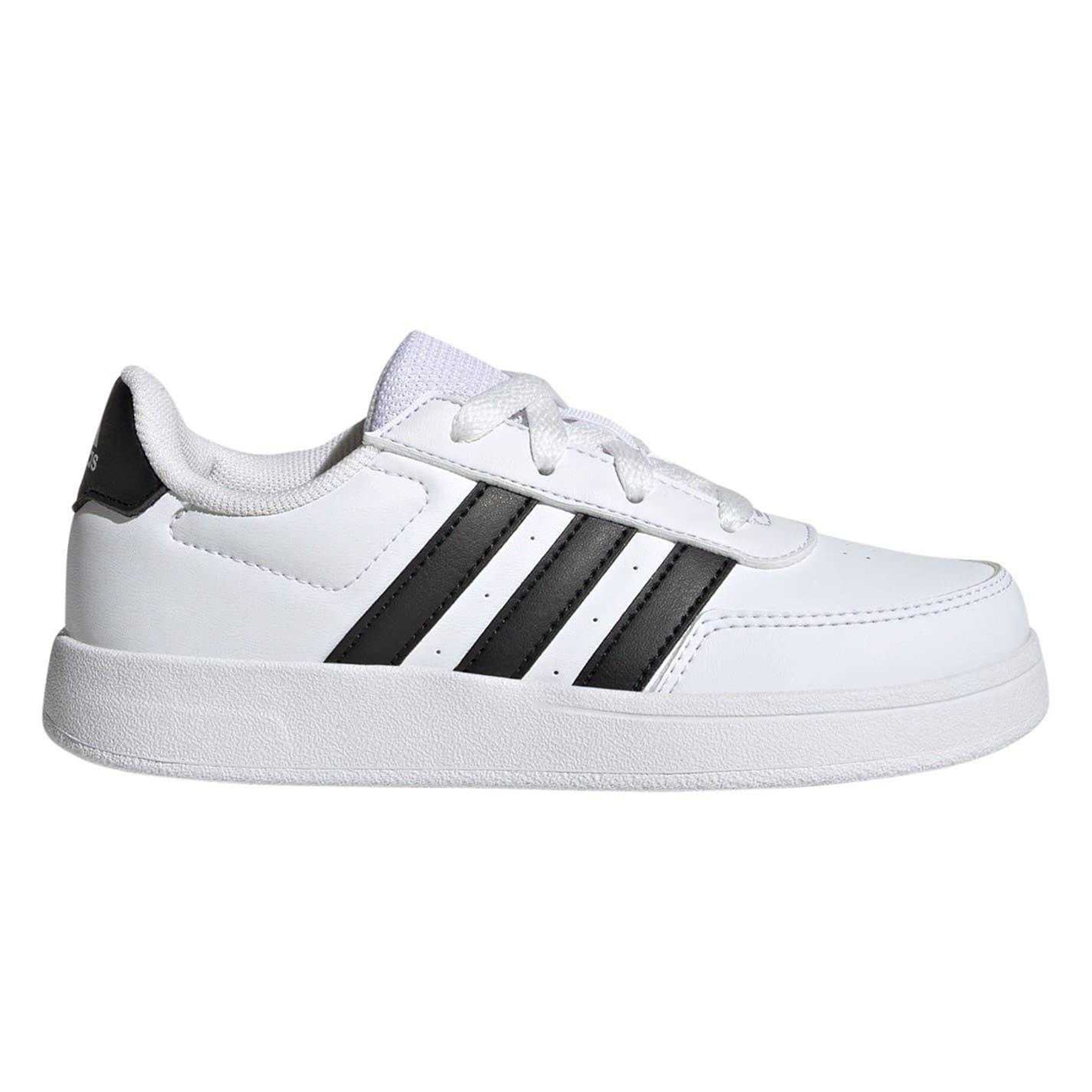 White-Black - Front - Adidas Childrens-Kids Breaknet 2.0 Trainers