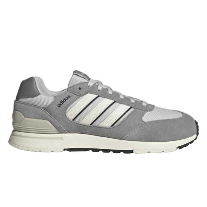 Grey - Front - Adidas Mens Run 80s Suede Trainers